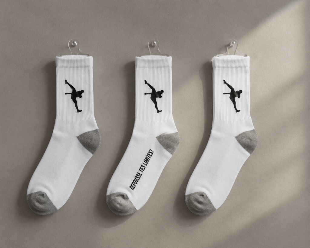 chaussettes sportives “repousse tes limites”