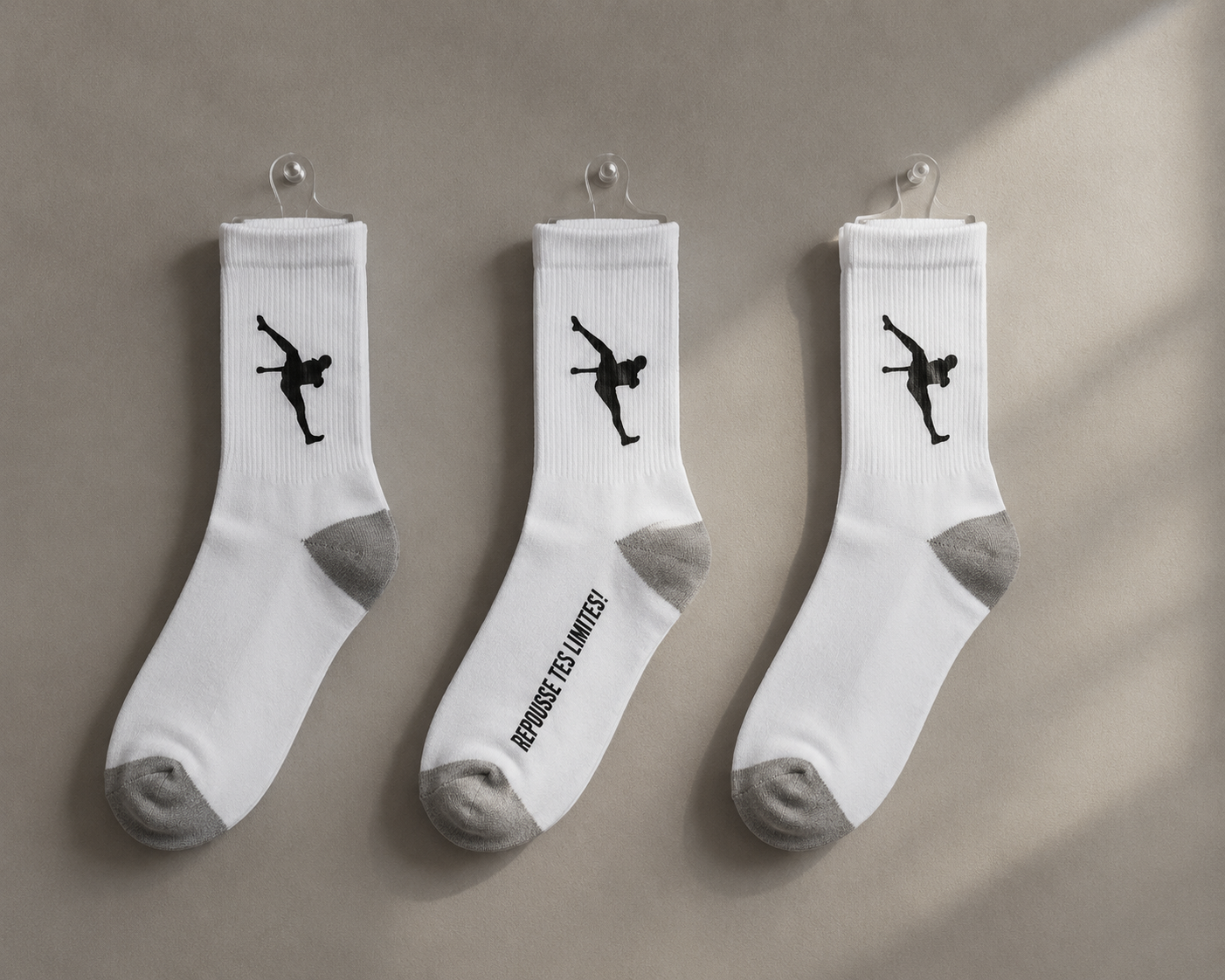 chaussettes sportives “repousse tes limites” chaussettes sportives “repousse tes limites”