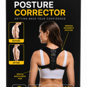 correcteur de posture fit4you unisexe – support ergonomique dos & Épaules