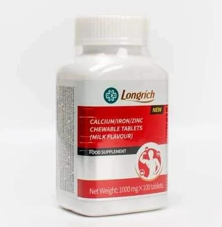 Longrich – Calcium / Fer / Zinc – Image 2